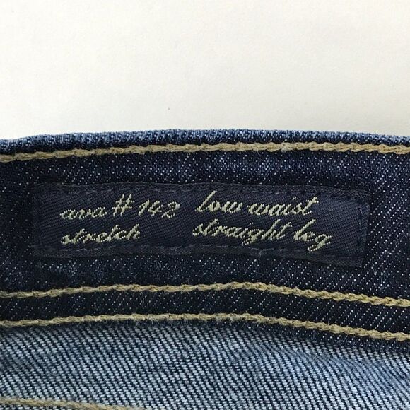 Citizens of Humanity Ava #142 Straight Leg Jeans Size 26 Low Rise Dark Wash - Picture 13 of 16